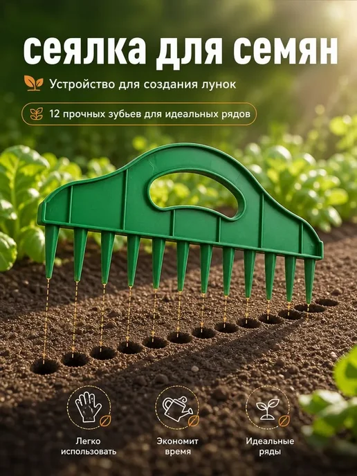 Нет бренда ручной разбрасыватель-сеялка, вариант