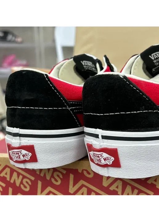 Vans Скейт кеды Sk8-Low низкие повседневная уличная обувь, красный, фото 5