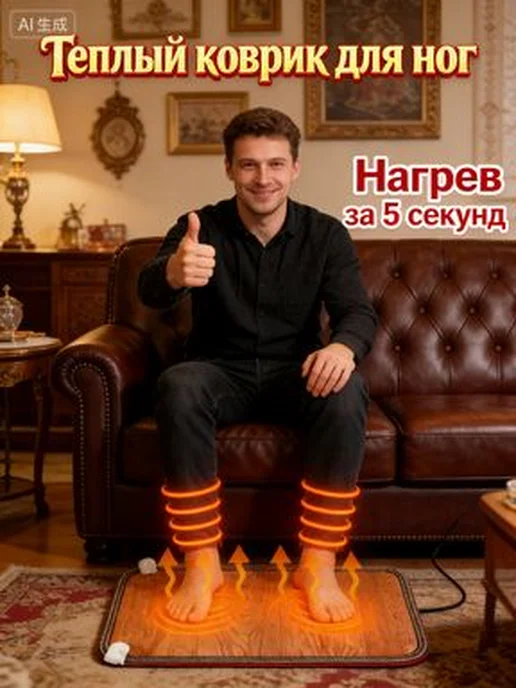 Электрический нагреватель подушек греет ноги и нагревает, вариант, фото 5