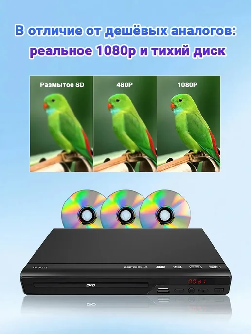 DVD плеер для телевизора, вариант, фото 3