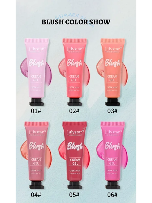 Нет бренда Румяна Natural Shimmer Matte, вариант, фото 6