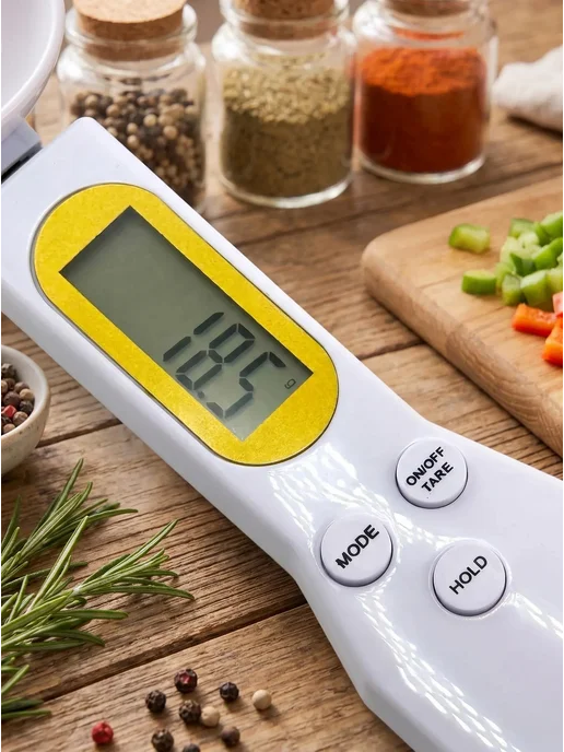 digital spoon scale Электронная мерная ложка-весы, белый, фото 4