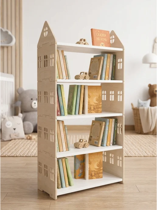 Mandarina.decor Дополнительный модуль к стеллажу, белый, фото 4
