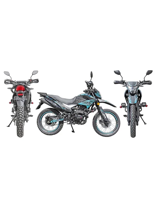 МОТОВЫГОДА Мотоцикл KAYRO ENDURO "NOMAD", голубой, фото 6