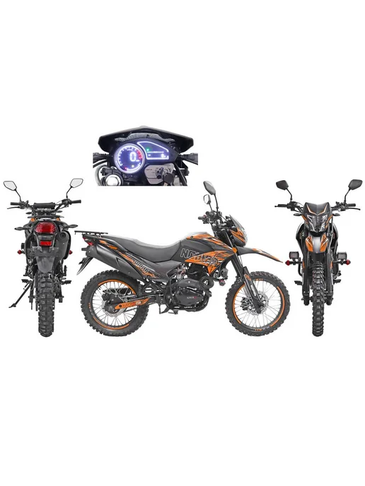 МОТОВЫГОДА Мотоцикл KAYRO ENDURO "NOMAD", оранжевый, фото 5