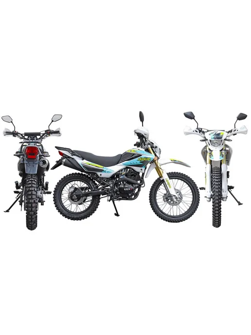 МОТОВЫГОДА Мотоцикл KAYRO ENDURO "LEGEND" Темно-синий с ПТС, желтый, фото 4