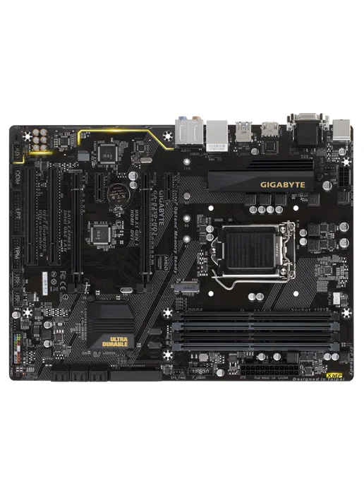 Gigabyte Состояние 9,5 из 10 B250-HD3 материнская плата LGA 1151 DDR4…, Mатеринская LGA1151 4 DDR4, фото 2