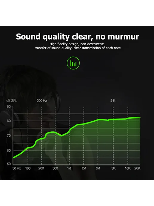 Audio Splitter 3.5 мм, 1M на 2F для наушников, черный, черный, фото 5