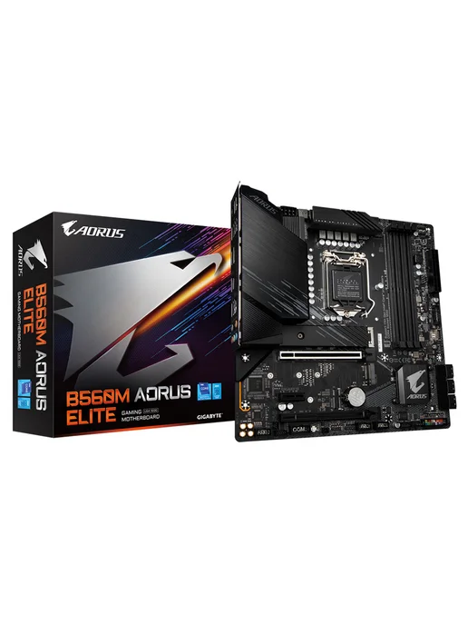 Gigabyte Mатеринская плата B560M AORUS ELITE LGA1200 4*DDR4, Mатеринская LGA1200 4 DDR4, фото 2