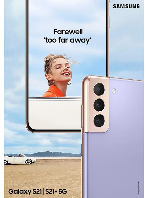 Смартфон Samsung Galaxys21 8/256 ГБ, черный, фото 4