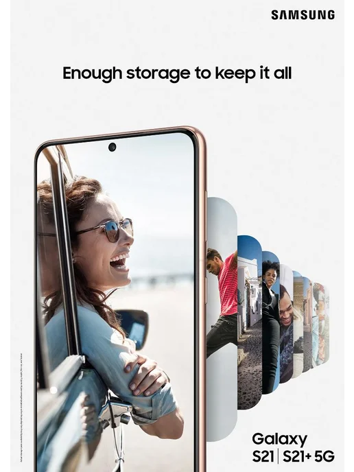 Смартфон Samsung Galaxys21 8/256 ГБ, черный, фото 5