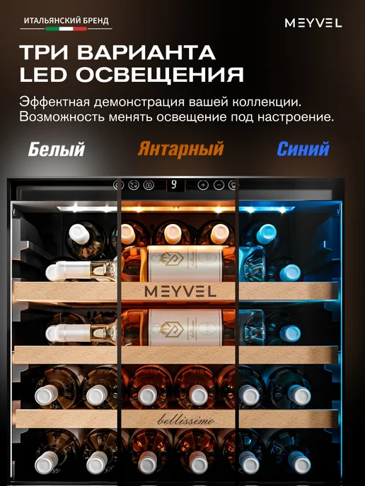 Meyvel Винный шкаф встраиваемый MV31PRO-KWB1, белый, фото 8