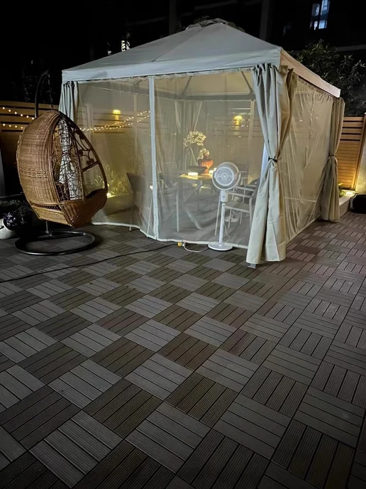 Плитка для террасы и балкона, 12 шт, простая укладка, 12 шт, фото 5