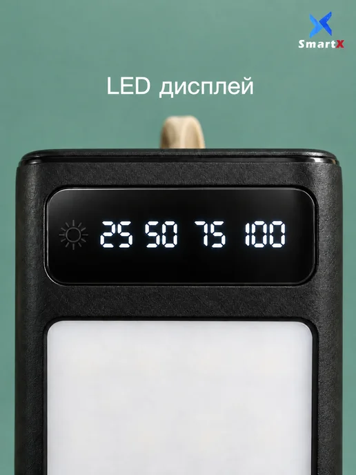 SmartX Внешний аккумулятор 80000 мАч со встроенными кабелями, 80000 мАч, фото 2
