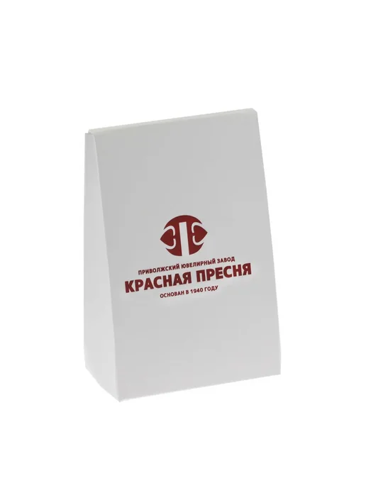 ЗАО Красная Пресня Запонки серебряные с фианитом, серебристый, фото 3