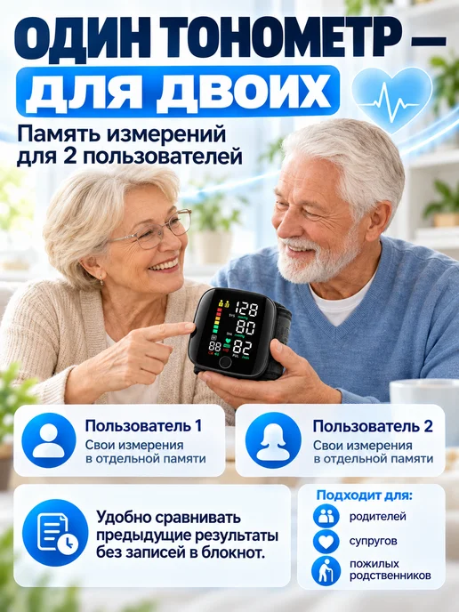 Тонометр автоматический для давления медицинский, черный, фото 4