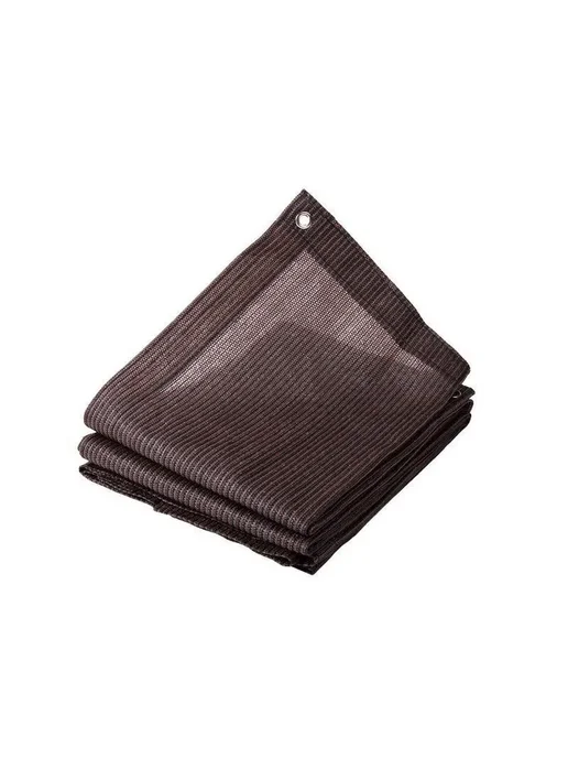 Сетка затеняющая 3x6 м, ABS пластик, коричневая, 3x6 м, 6 м, фото 3