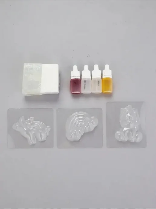 Креативный набор для изготовления мыла с единорогами, вариант, фото 3