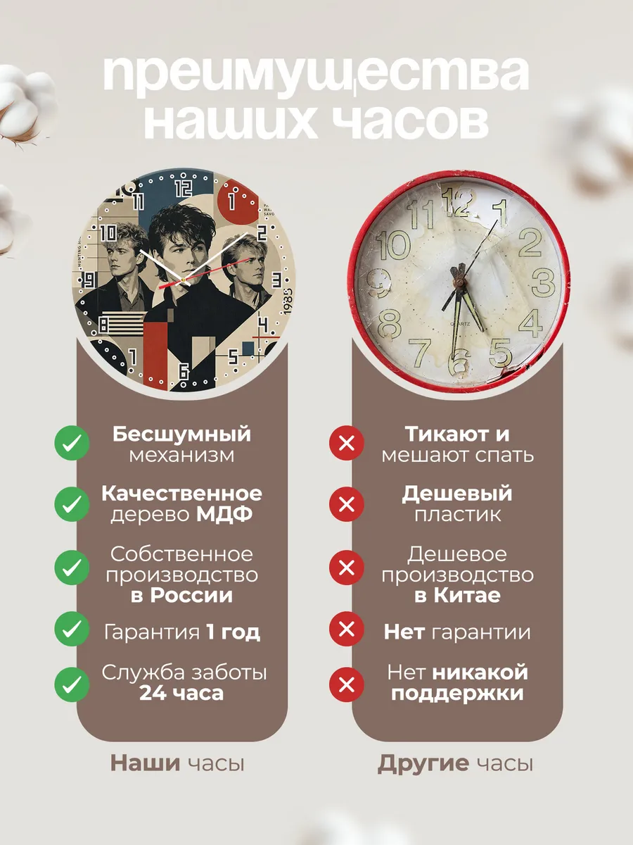 Часы настенные "a-ha" — фото 2
