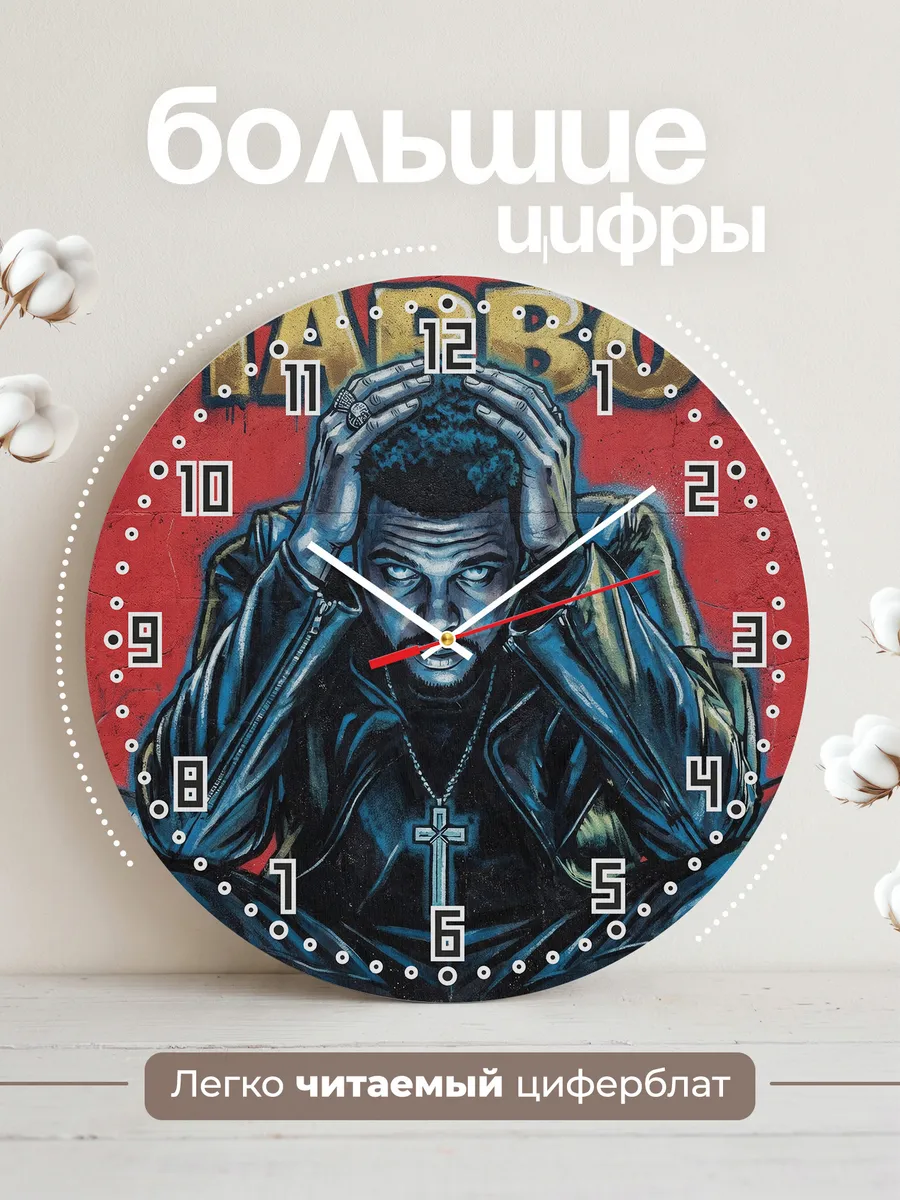 Часы настенные "The Weeknd R&B" — фото 4