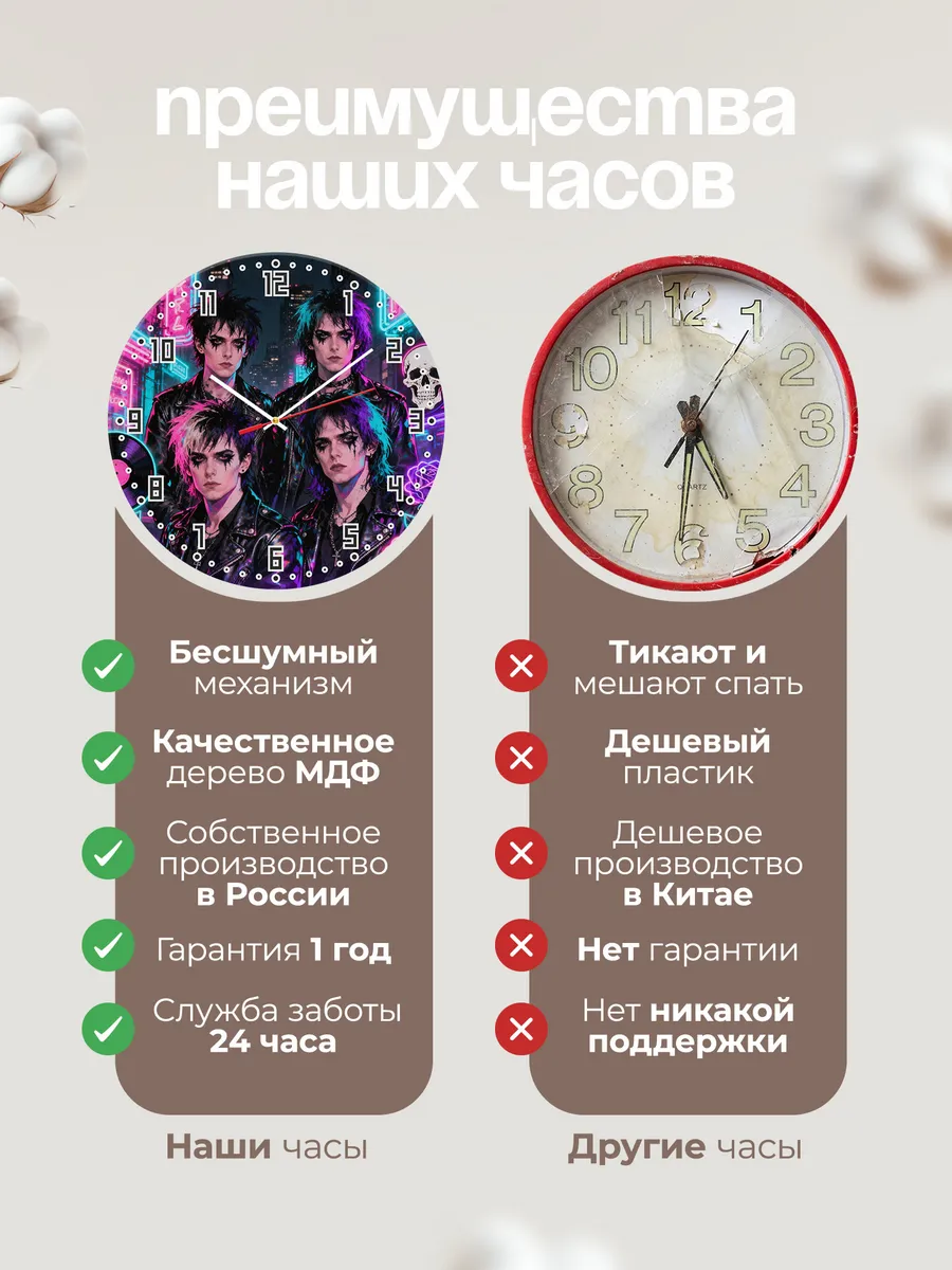 Часы настенные "My Chemical Romance" — фото 2