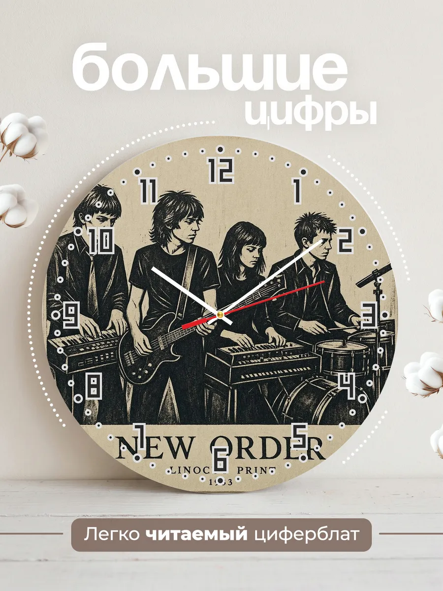 Часы настенные "New Order" — фото 4
