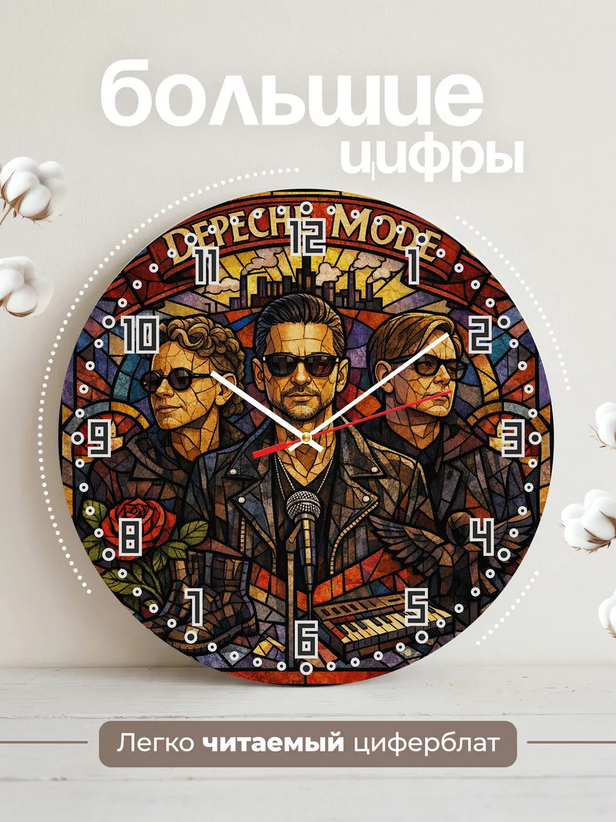 Часы настенные "Группа Depeche Mode" — фото 4