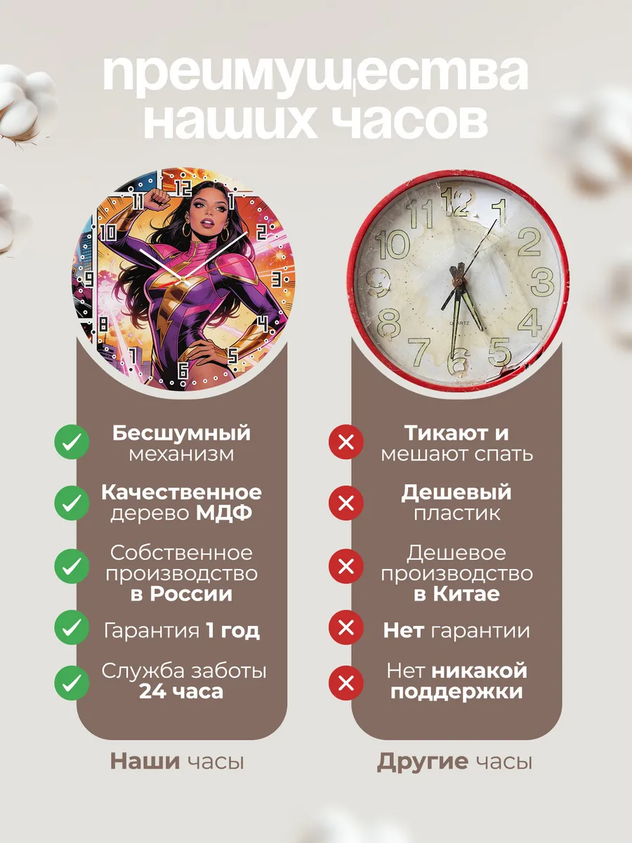 Часы настенные "Karol G" звезда реггетона — фото 2