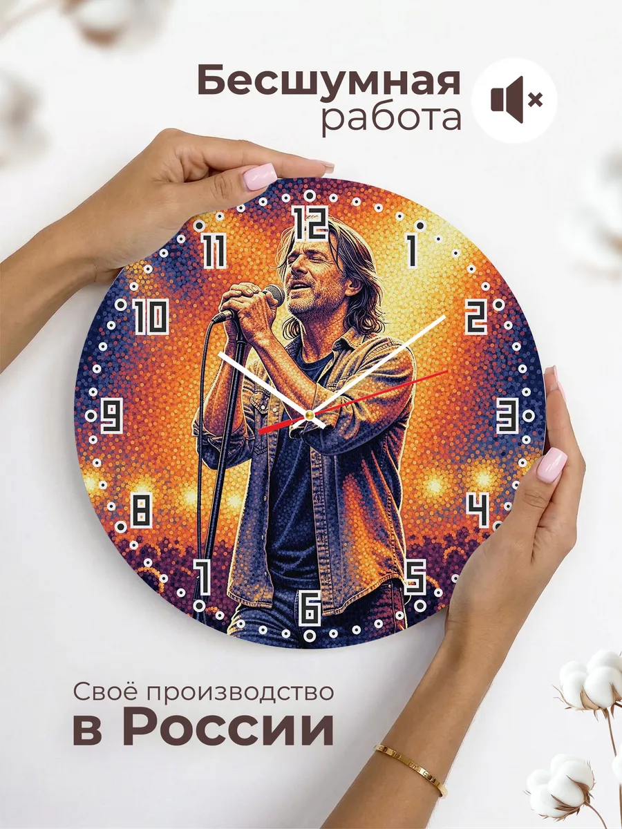Часы настенные "Pearl Jam" гранж-легенда — фото 8