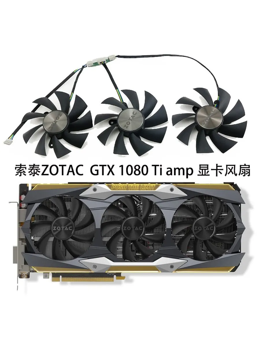 Нет бренда Графическая карта Zotac GeForce GTX 1080 Ti 11 ГБ, Amp VGA