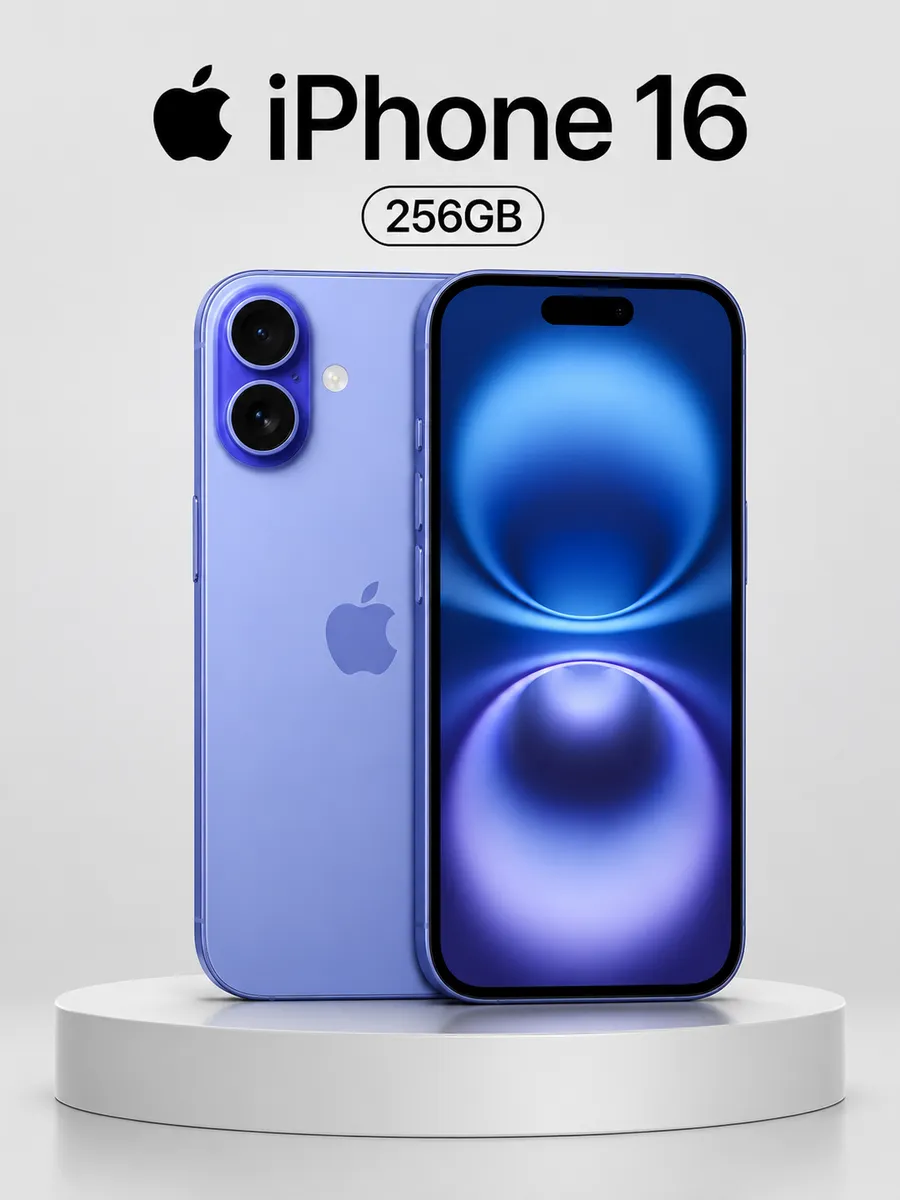 Apple Смартфон iPhone 16 256GB ультрамарин бывший в употреблении