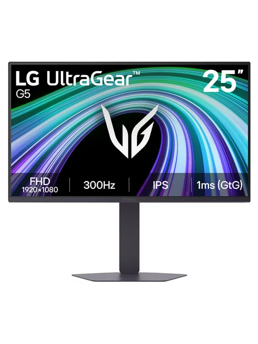LG Монитор 25" 25G550B-B 1920x1080 IPS 300Hz HDMIx2+DP+Pivot, 1920x1080, фото 2