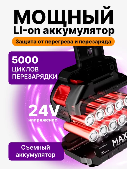 Пылесос автомобильный аккумуляторный, вариант, фото 7