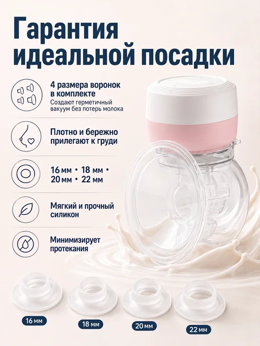 Молокоотсос электрический свободные руки 1 шт, 1 шт, фото 3