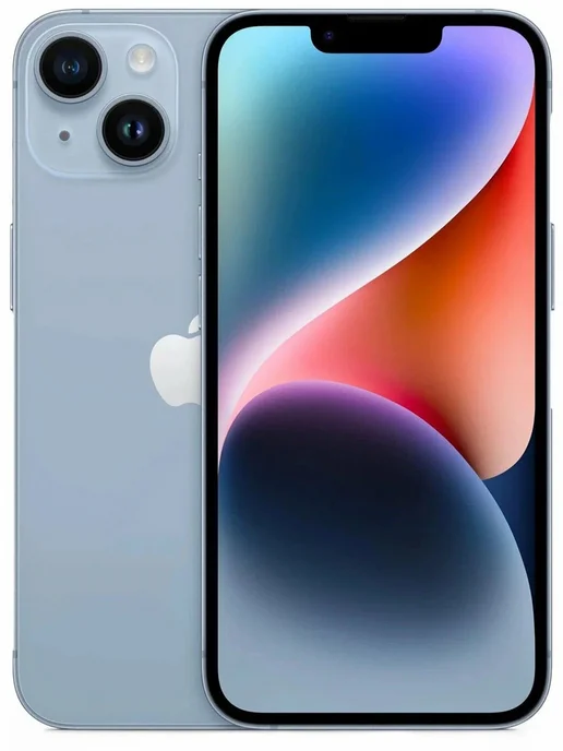 Смартфон Apple Iphone14 128 ГБ, синий, фото 2