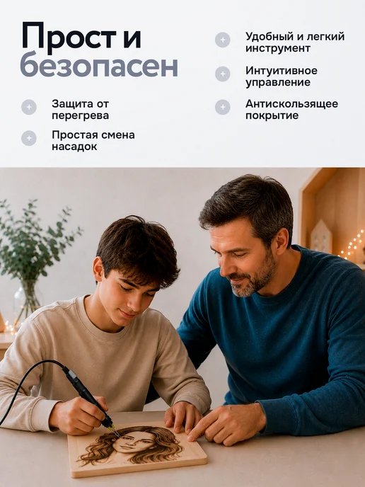 Sumsour Набор для выжигания по дереву, вариант, фото 3