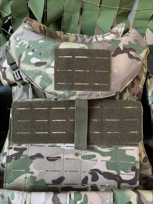 Тактическая баллистика Тактический бронежилет UNIVERSAL ARMOR в расцветке мультикам, зеленый, фото 2
