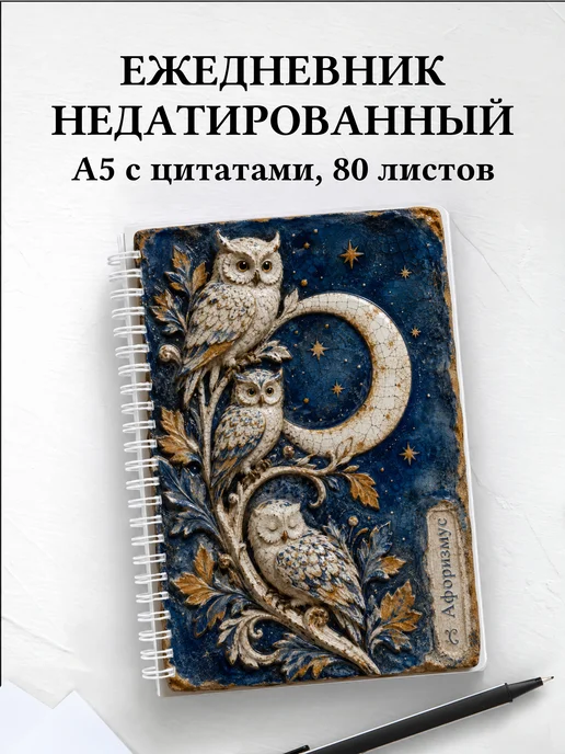 Ежедневник недатированный Совы