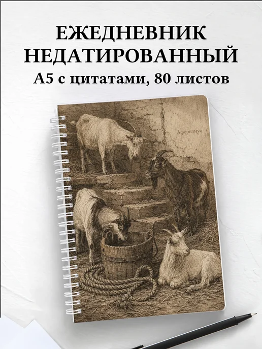 Ежедневник недатированный Козы