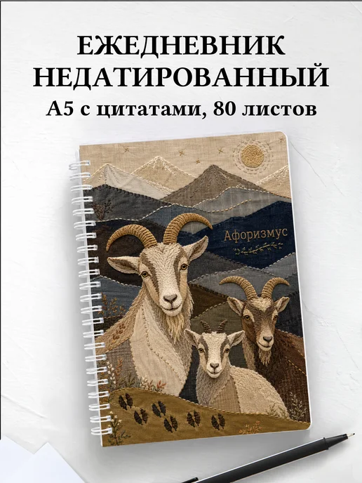 Ежедневник недатированный Козы