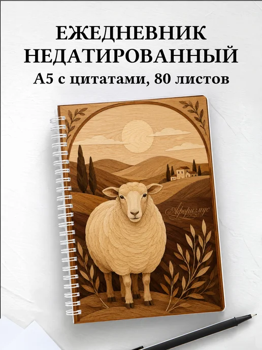 Ежедневник недатированный Овцы