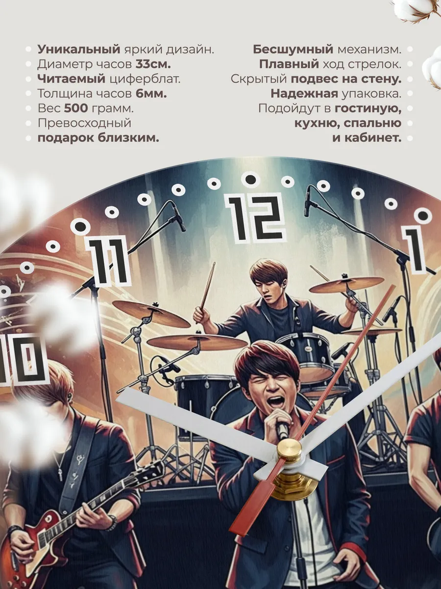 Часы настенные "CNBLUE" — фото 3