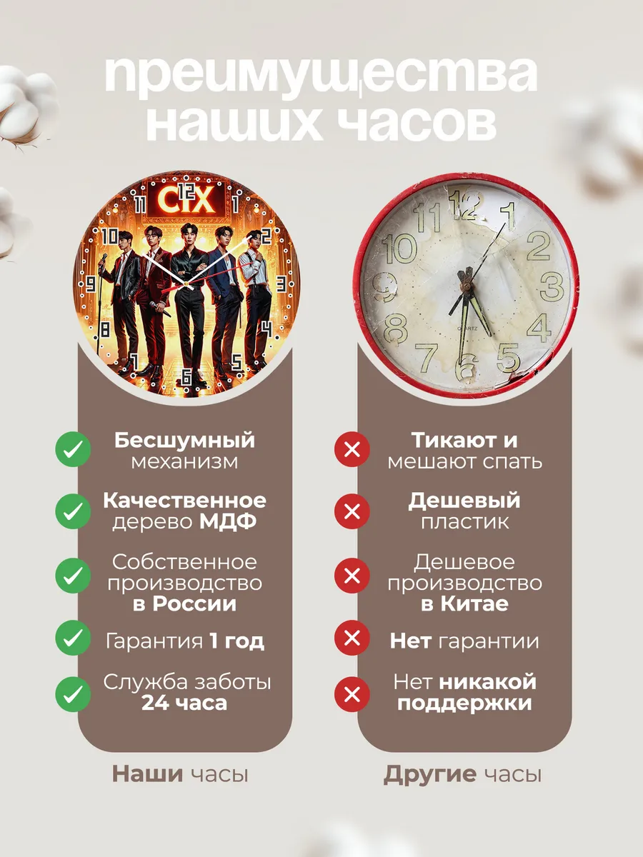 Часы настенные "CIX" — фото 2