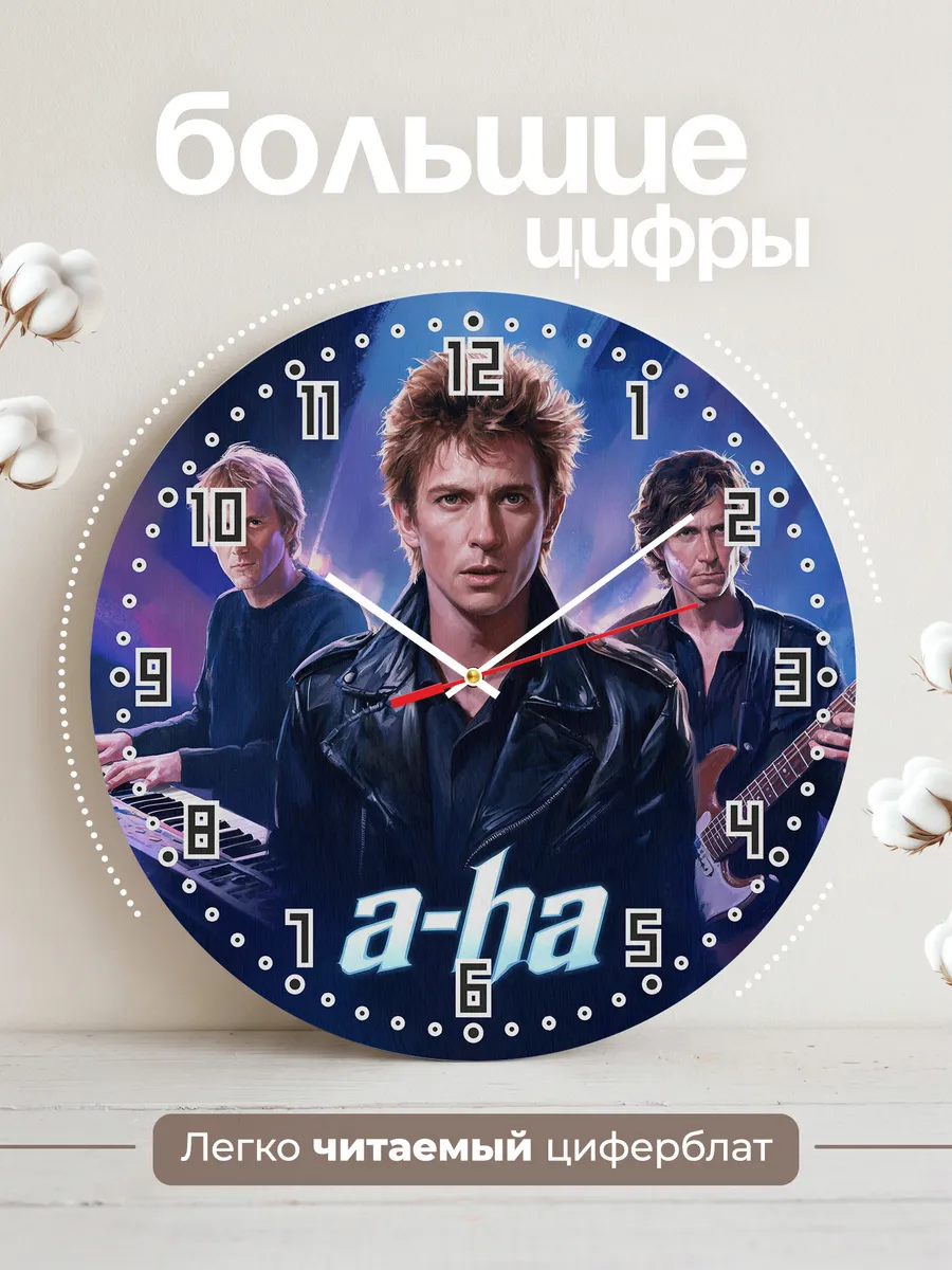 Часы настенные "a-ha" — фото 4