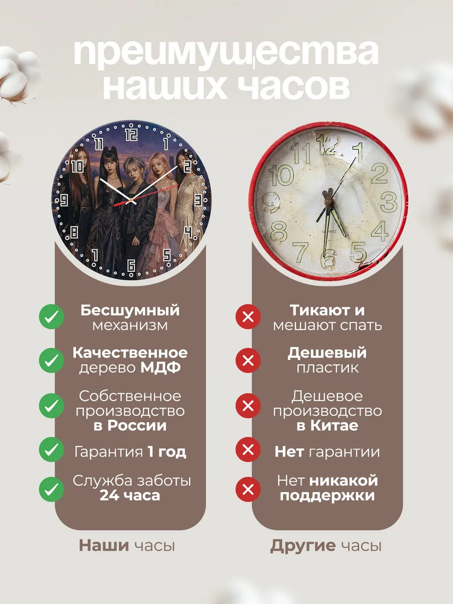 Часы настенные "(G)I-DLE" — фото 2