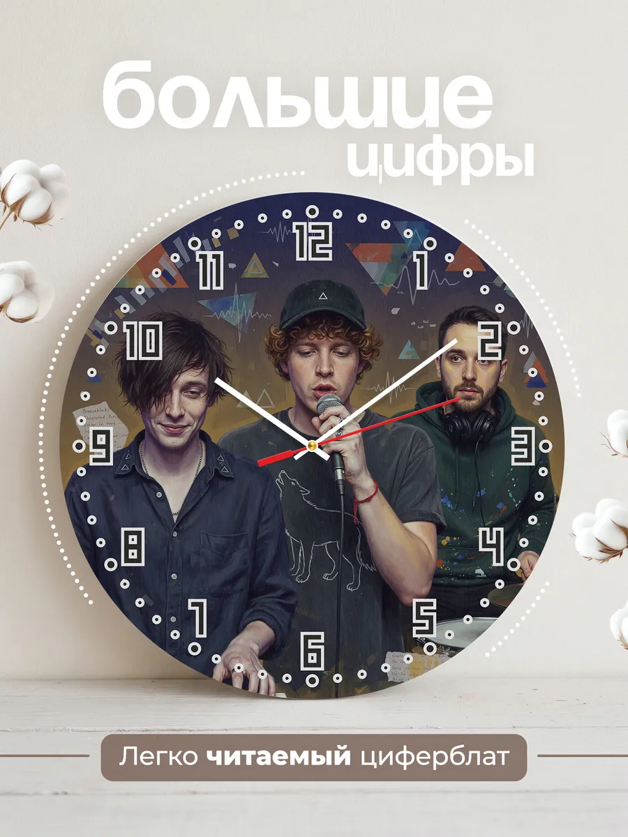 Часы настенные "alt-J" — фото 4
