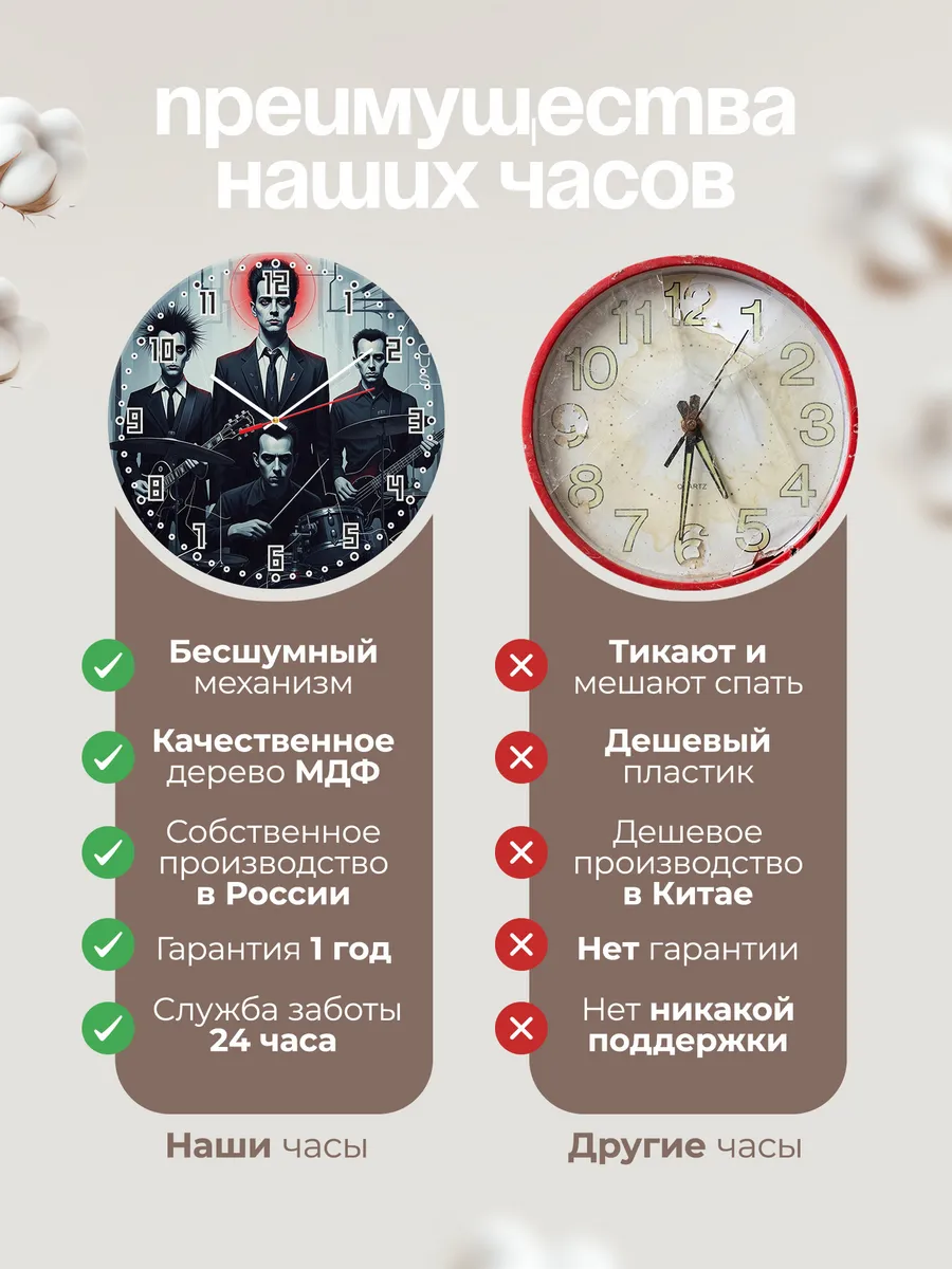 Часы настенные "Bauhaus" — фото 2