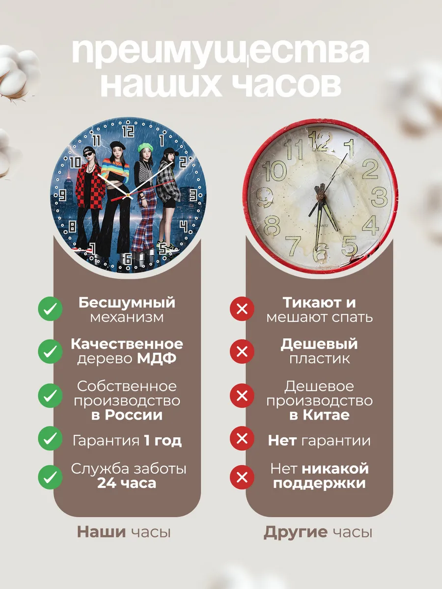 Часы настенные "2NE1" — фото 10
