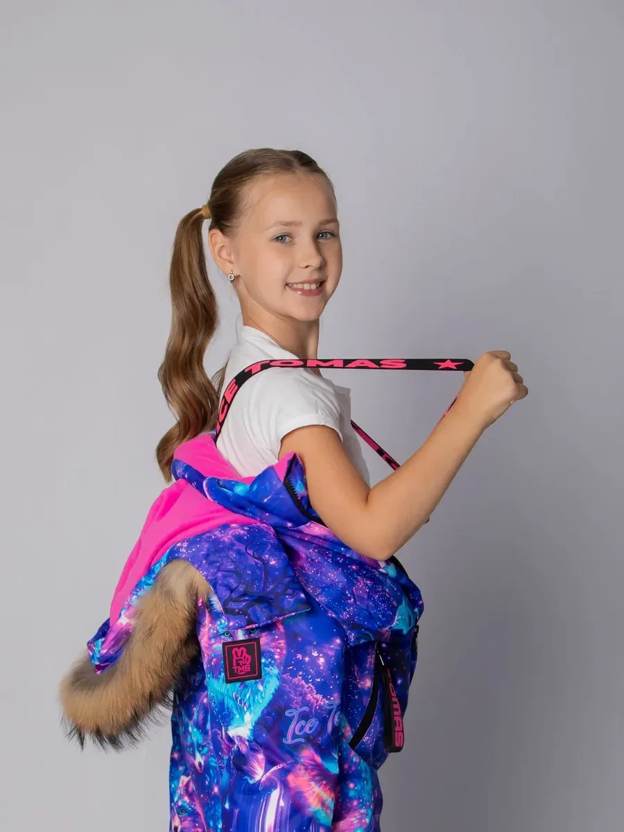 Комбинезоны Зимний слитный комбинезон мембрана с натуральной опушкой