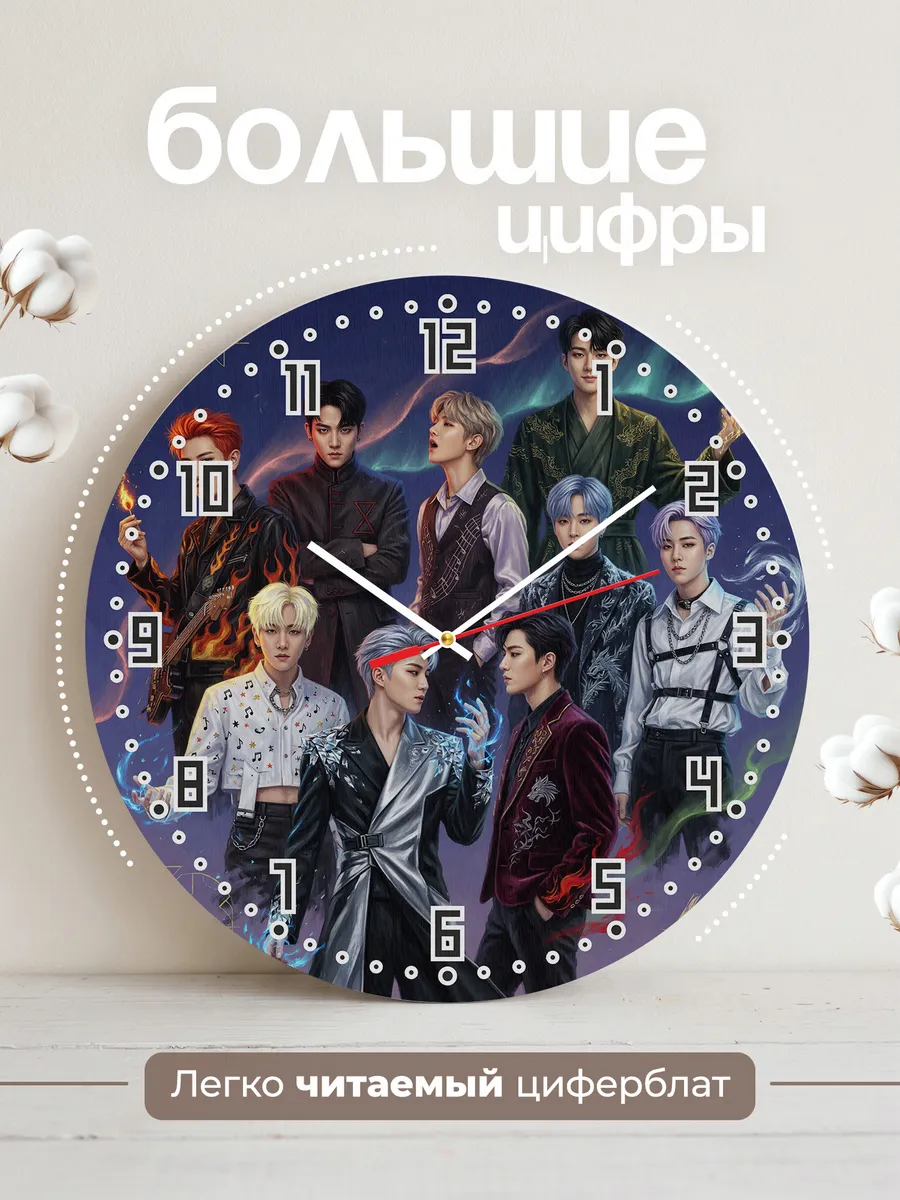 Часы настенные "EXO" — фото 4